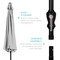 Best Choice Products 10ft Outdoor Steel Market Patio Umbrella w/ Crank, Tilt Push Button, 6 Ribs